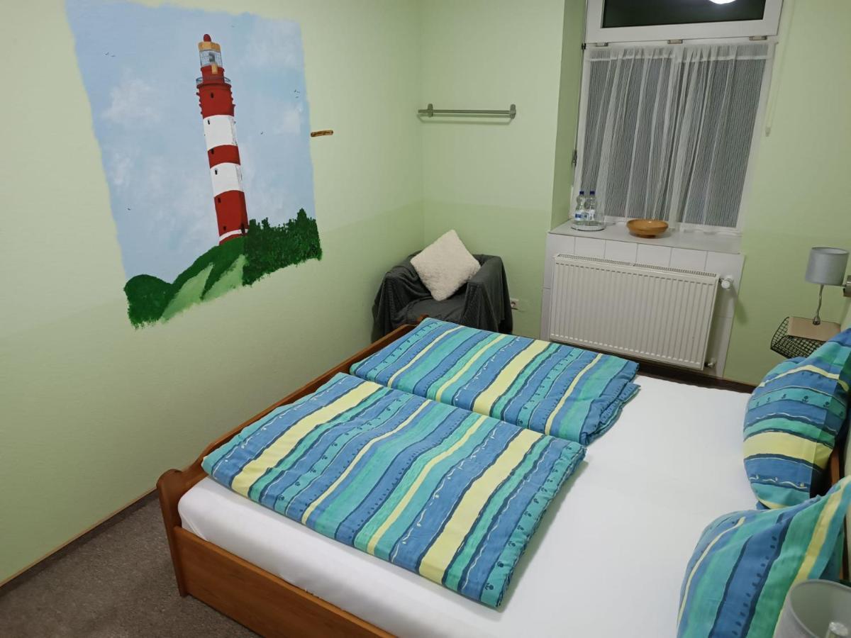 Ferien Wohnung -Leuchtturm Oldenswort Exteriör bild